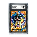 Brett Favre // 2023 Topps Composite Cosmic Chrome Orange Galactic Refractor // #9/25 // SGC 10 Gem Mint