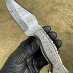 Handmade Damascus Skinning Knife //  FK-23006