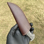 Handmade Damascus Skinning Knife //  FK-23006