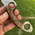 Handmade Damascus Skinning Knife // FK-23004