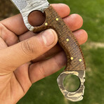 Handmade Damascus Skinning Knife // FK-23004