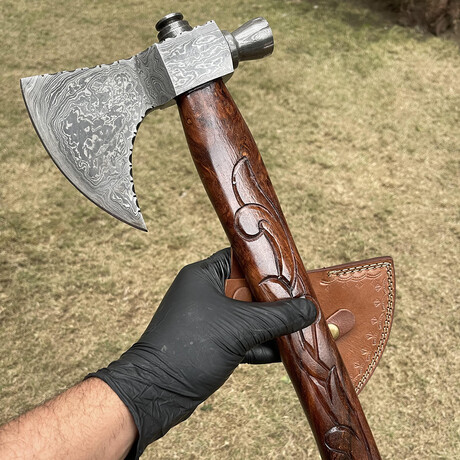 Custom Handmade Smoking Pipe Tomahawk  // FK-23043