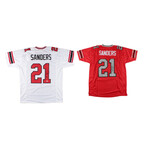 Deion Sanders // Atlanta Falcons // Signed Jersey (Red) + Signed Jersey (White)