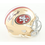 John Taylor // San Francisco 49ers // Signed Speed Mini Helmet + Signed Jersey