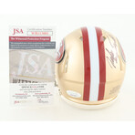 John Taylor // San Francisco 49ers // Signed Speed Mini Helmet + Signed Jersey