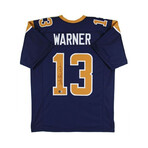 St Louis Rams // Kurt Warner Signed Jersey + Torry Holt Signed Jersey + Torry Holt Signed Mini Helmet