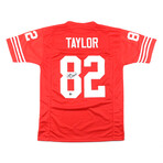 John Taylor // San Francisco 49ers // Signed Speed Mini Helmet + Signed Jersey