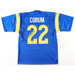 Kyren Williams + Blake Corum + Todd Gurley II // Signed Los Angeles Rams Jerseys