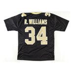 Ricky Williams // New Orleans Saints // Signed Logo Football Inscribed "4:20" + Signed Jersey + Signed 16x20 Photo