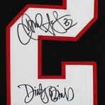 Atlanta Falcons // Bijan Robinson Signed Jersey + Jamaal Anderson Signed Mini Helmet + Jamal Anderson Signed Jersey Inscribed "Dirty Bird"