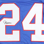 New York Giants // Tiki Barber Signed Jersey + Joe Morris Signed 8x10 Photo + Ottis Anderson Signed Jersey