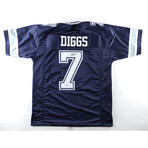 Stefon Diggs Signed Buffalo Bills Jersey + Trevon Diggs Signed Dallas Cowboys Jersey