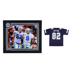 Dallas Cowboys // Jason Witten and Tony Romo Signed Custom Framed 22X26 Photo + Jason Witten Signed Jersey