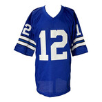 Dallas Cowboys // Drew Pearson Signed Jersey + Roger Staubach Signed Speed Mini Helmet + Roger Staubach Signed Jersey