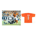 Ja'Marr Chase // Cincinnati Bengals // Signed 16x20 Photo + Signed Jersey