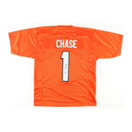 Ja'Marr Chase // Cincinnati Bengals // Signed 16x20 Photo + Signed Jersey