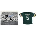 Paul Hornung // Green Bay Packers // Signed Jersey + Signed 16x20 Photo