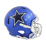 Dallas Cowboys // Michael "Playmaker" Irvin Signed Full-Size Flash Alternate Speed Helmet + Alvin Harper Signed Jersey