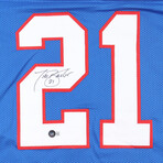 New York Giants // Tiki Barber Signed Jersey + Joe Morris Signed 8x10 Photo + Ottis Anderson Signed Jersey