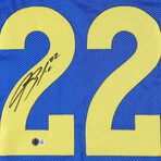 Kyren Williams + Blake Corum + Todd Gurley II // Signed Los Angeles Rams Jerseys