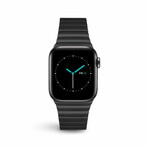 Stainless Steel Space Black Link Bracelet Apple Watch Band (38mm / 40mm / 41mm / 42mm)