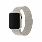 Starlight Apple Watch Band (Milanese 38mm / 40mm / 41mm / 42mm)