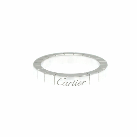 Cartier // 18k White Gold Lanieres Ring // Ring Size: 4.75 // Store Display