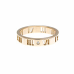 Tiffany & Co. // 18k Rose Gold Atlas Pierced Diamond Ring // Ring Size: 5.5 // Store Display