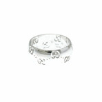 Gucci // 18k White Gold Icon Ring // Ring Size: 8.75 // Store Display