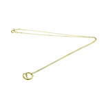 Tiffany & Co. // 18k Yellow Gold Eternal Circle Necklace // 16.14" // Store Display