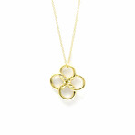 Tiffany & Co. // 18k Yellow Gold Quadrofolio Clover Necklace // 15.94" // Store Display