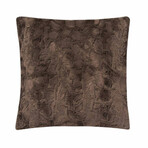 Contempo Cuddle Fur Pillow // Charcoal (14"L x 20"W)