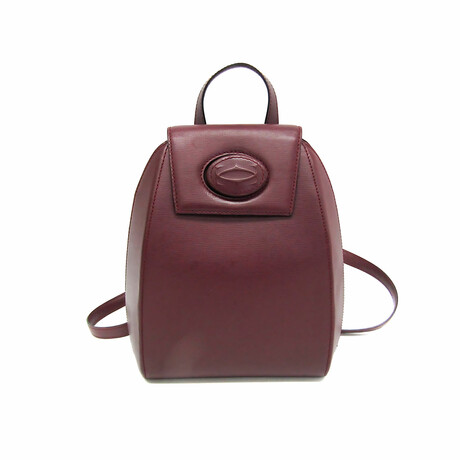 Cartier // Leather Must de Cartier Backpack // Bordeaux // Pre-Owned