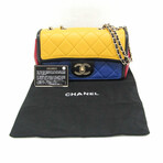 Chanel // Leather Matelasse Bag // Blue + Red + Yellow // Pre-Owned