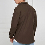 Solid Shacket // Brown (XS)