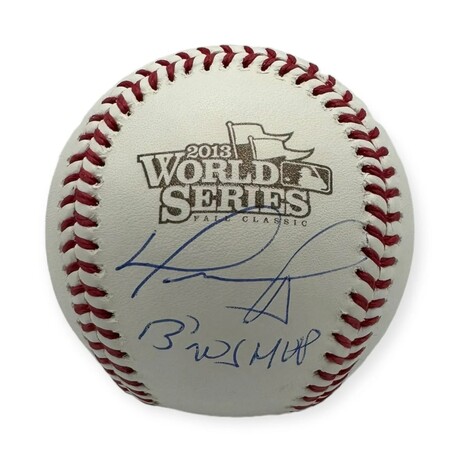 David Ortiz // Boston Red Sox // Autographed Baseball + Inscription 2013