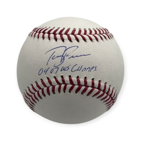 Terry Francona // Boston Red Sox // Autographed Baseball w/ Inscription