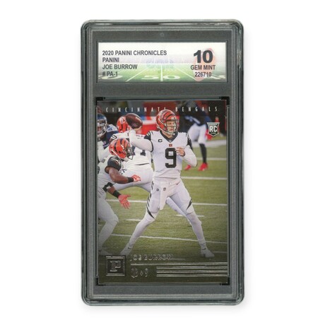 Joe Burrow // 2020 Panini Chronicles // Rookie Card // DGA 10 Gem Mint