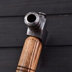 Damascus Smoking Pipe Tomahawk