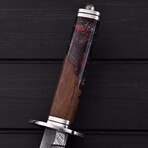 Mosaic Damascus Tanto Sword