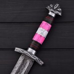 Mosaic Damascus Viking Sword