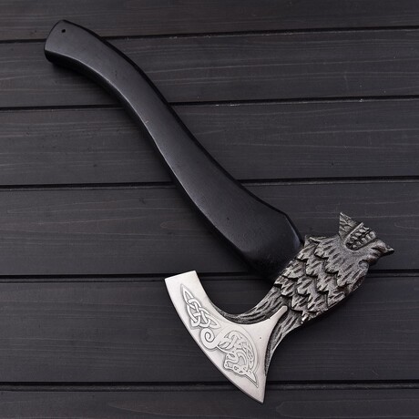 Wolf Head Viking Axe // 7350