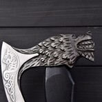 Wolf Head Viking Axe // 7350