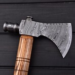 Damascus Smoking Pipe Tomahawk