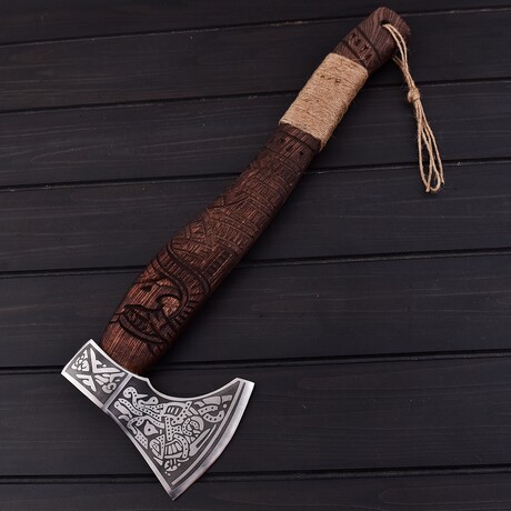 Carbon Steel Viking Tomahawk // 7328