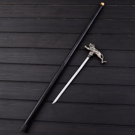 Lion Walking Cane Sword (Hidden Sword)