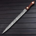 Damascus Short Sword // 7333