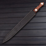 Damascus Short Sword // 7333