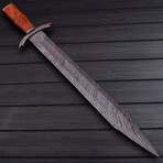 Damascus Celtic Short Sword