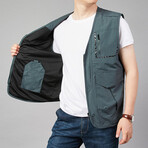 Utility Vest // Green Gray (2XL)